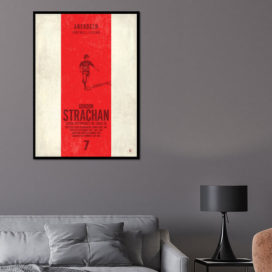 Gordon Strachan Aberdeen Heritage Stripes Print