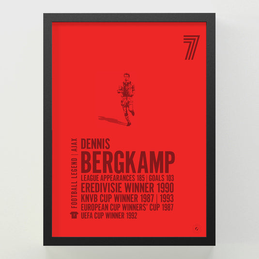 Dennis Bergkamp Poster - Ajax