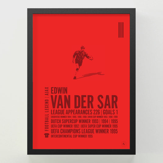 Edwin Van Der Sar Poster - Ajax