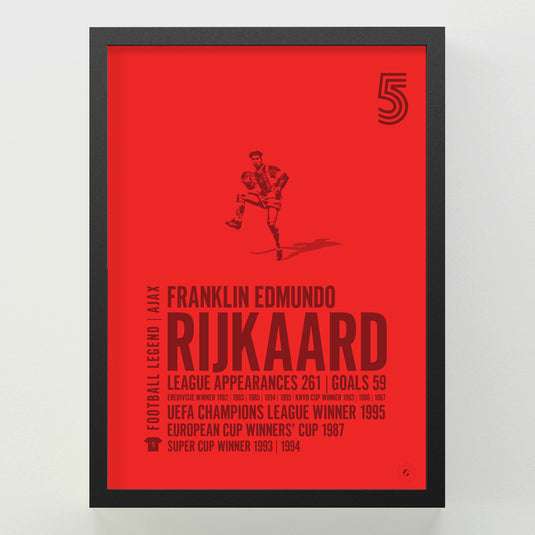 Frank Rijkaard Poster - Ajax