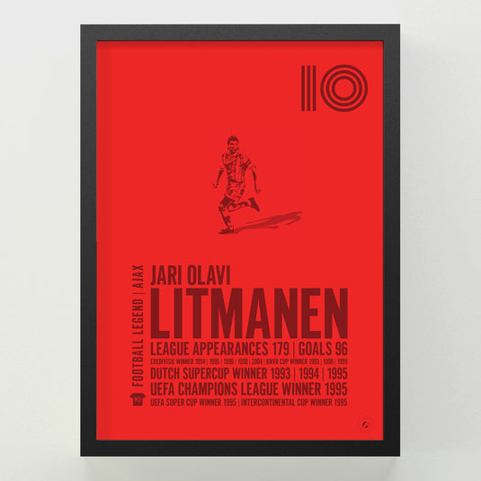 Jari Litmanen Poster - Ajax