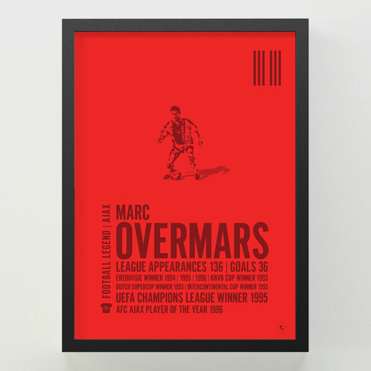 Marc Overmars Poster - Ajax
