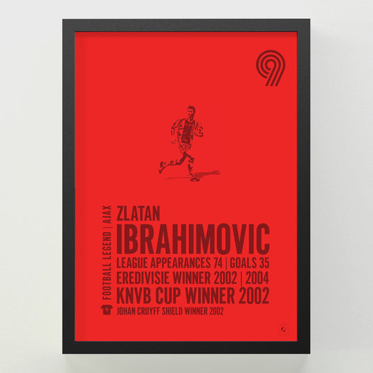Zlatan Ibrahimovic Poster - Ajax