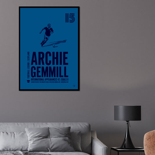 Archie Gemmill Scotland Legend Print