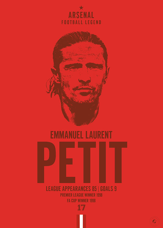 Emmanuel Petit Head Poster