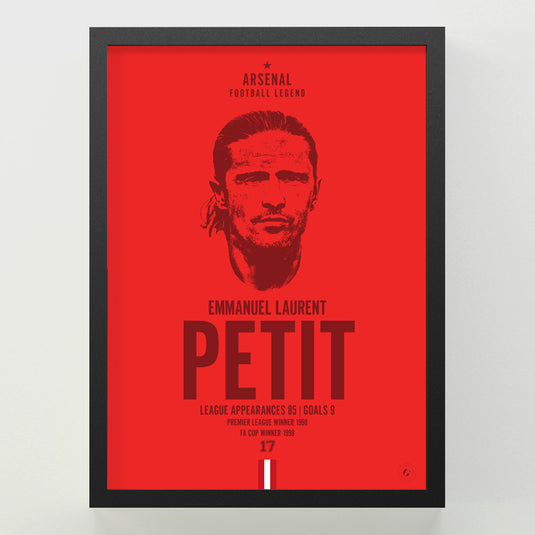 Emmanuel Petit Head Poster