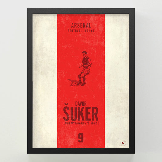 Davor Suker Poster - Arsenal