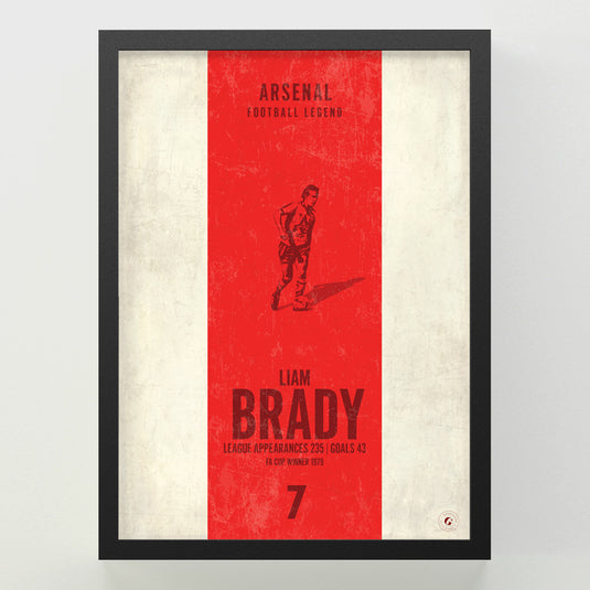 Liam Brady Poster - Arsenal