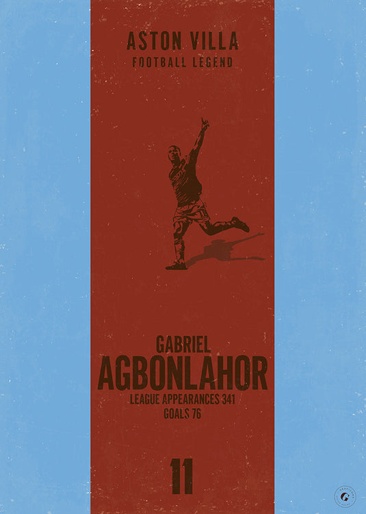 Gabriel Agbonlahor Poster (Vertical Band)