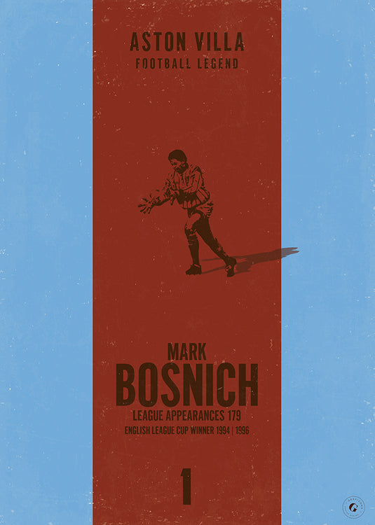 Mark Bosnich Poster (Vertical Band)