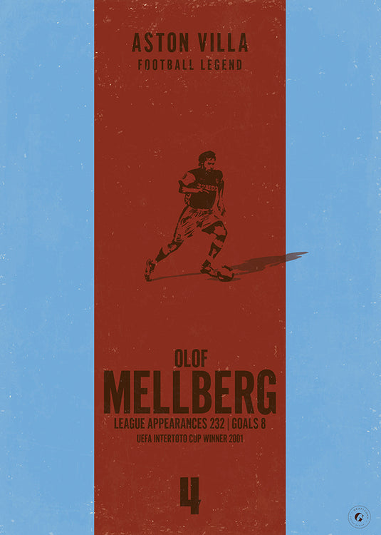 Póster Olof Mellberg (banda vertical)