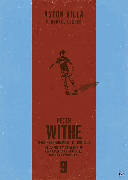 Peter Withe Poster (Vertical Band)