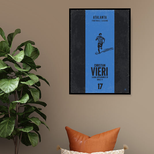 Cartel de Christian Vieri (Banda vertical)