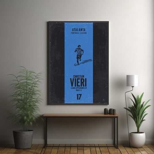 Cartel de Christian Vieri (Banda vertical)