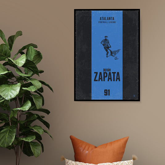 Cartel de Duvan Zapata (Banda Vertical)