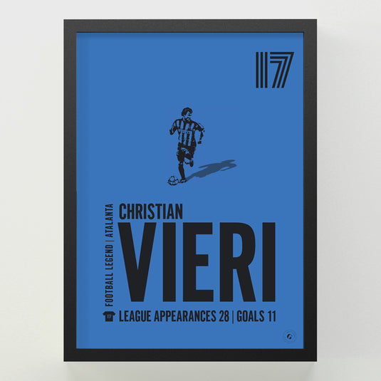 Christian Vieri Poster - Atalanta