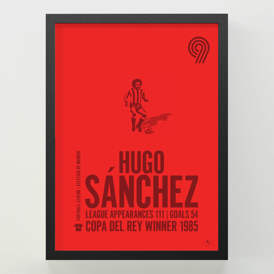 Hugo Sanchez Poster - Atletico Madrid