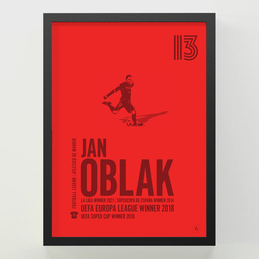 Jan Oblak Poster