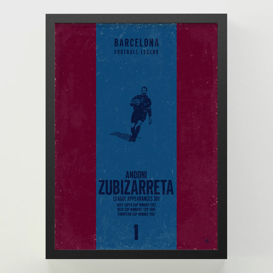 Andoni Zubizarreta Poster - Barcelona