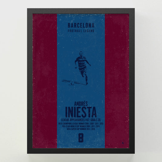 Andres Iniesta Poster - Barcelona