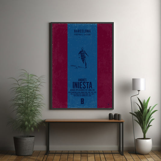 Andres Iniesta Poster - Barcelona