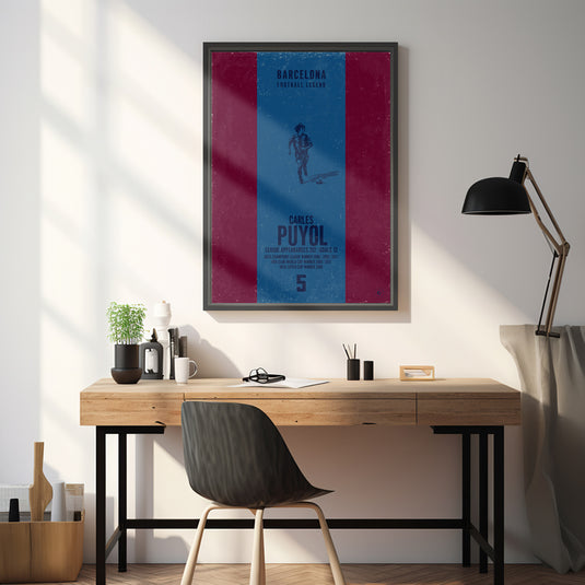 Carles Puyol Poster (Vertical Band)