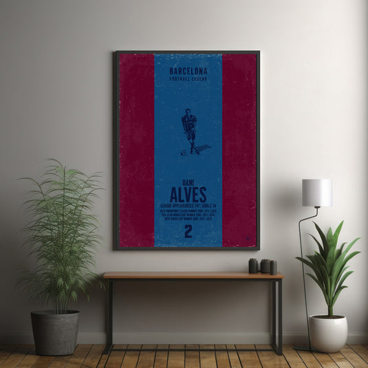 Affiche Dani Alves (bande verticale)