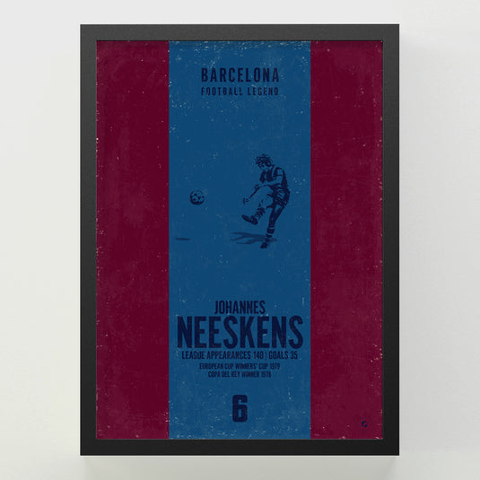 Johan Neeskens Poster - Barcelona