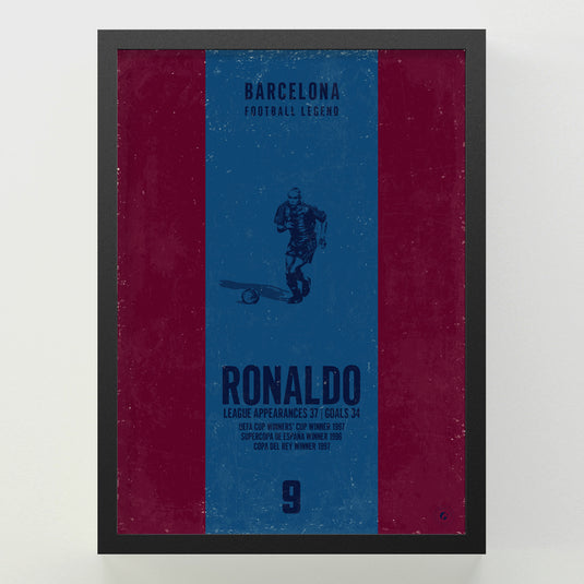 Ronaldo Nazario Poster