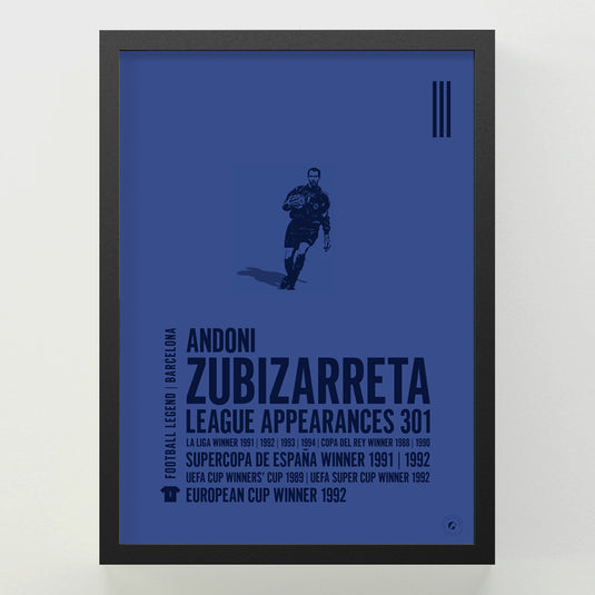 Andoni Zubizarreta Poster - Barcelona