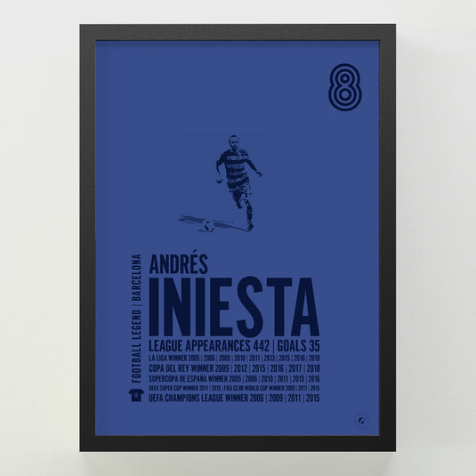 Andres Iniesta Poster - Barcelona