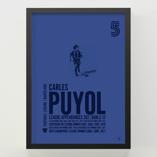 Carles Puyol Poster - Barcelona