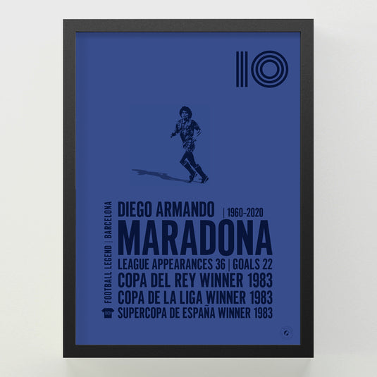 Diego Maradona Poster - Barcelona