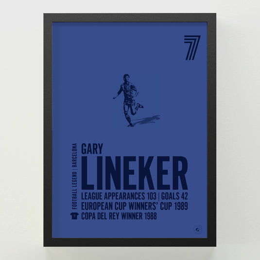 Gary Lineker Poster - Barcelona