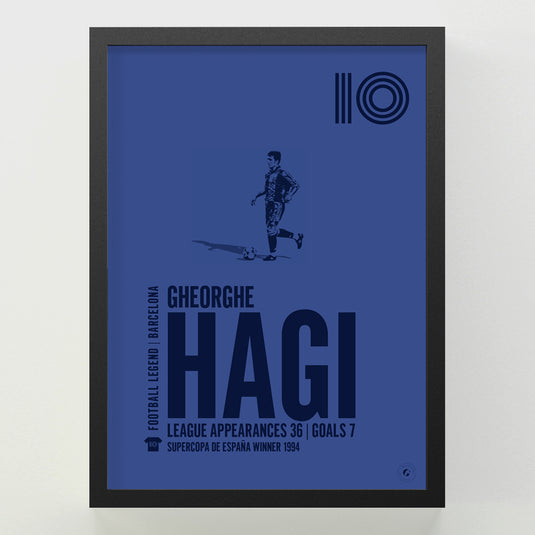 Gheorghe Hagi Poster - Barcelona