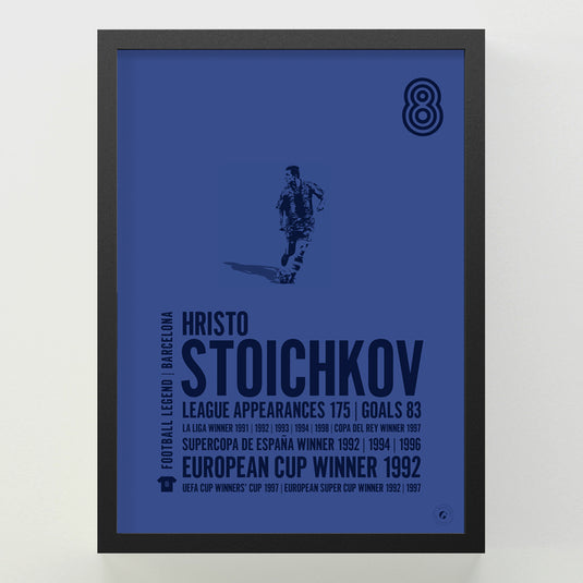 Hristo Stoichkov Poster - Barcelona