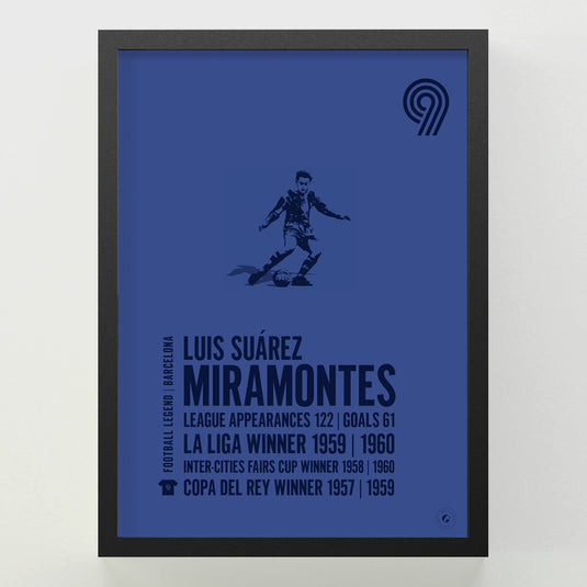 Luis Suarez Miramontes Poster - Barcelona