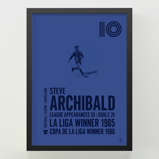 Steve Archibald Poster - Barcelona