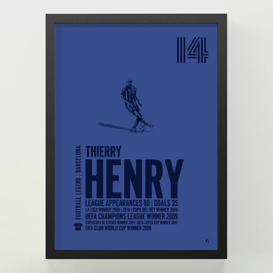 Thierry Henry Poster - Barcelona