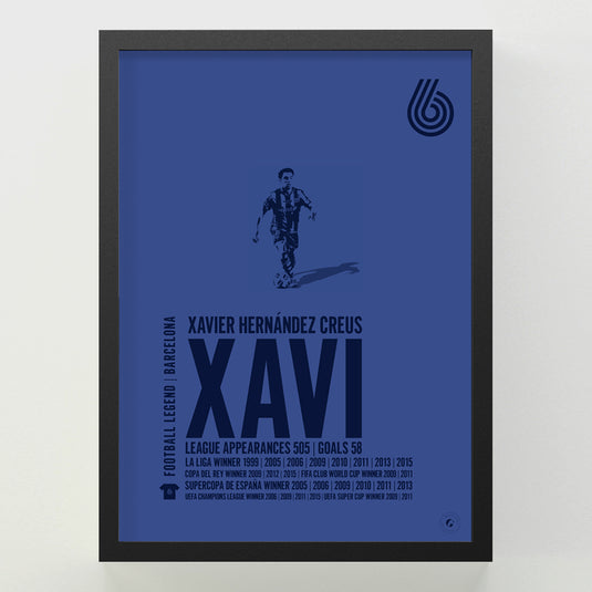 Xavi Poster - Barcelona