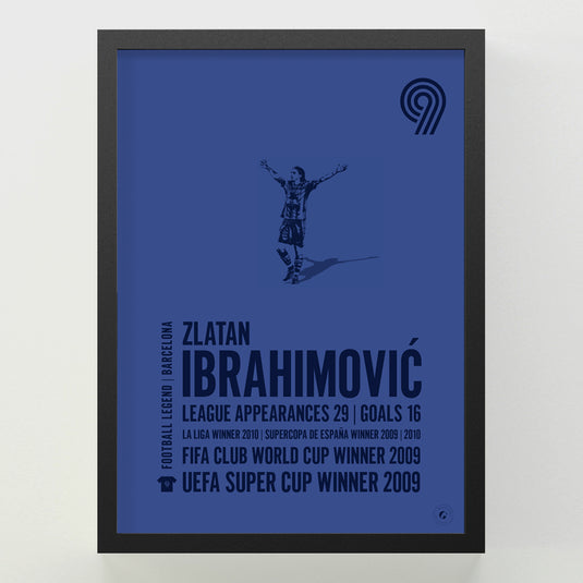 Zlatan Ibrahimovic Poster - Barcelona