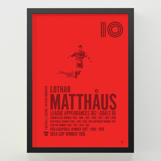 Lothar Matthaus Poster - FC Bayern Munich