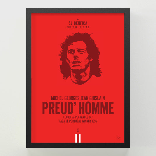 Michel Preud'homme Head Poster - Benfica