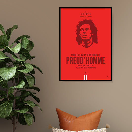 Michel Preud'homme Head Poster - Benfica