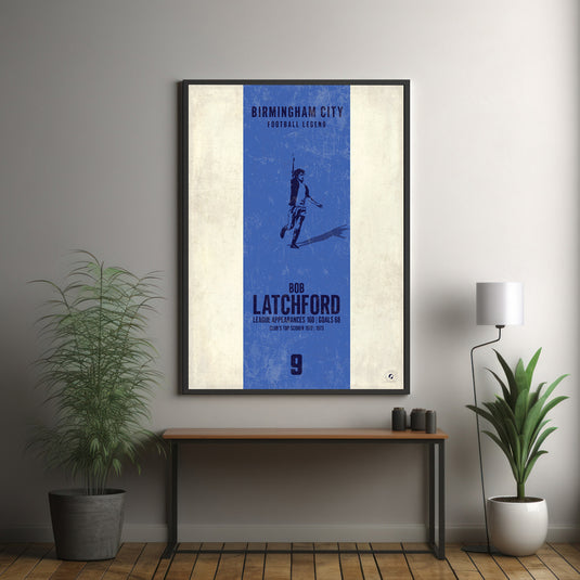 Affiche Bob Latchford (bande verticale)