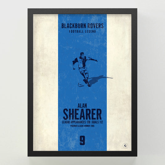 Alan Shearer Poster - Blackburn Rovers