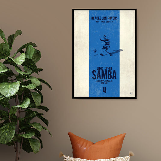 Christopher Samba Poster - Blackburn Rovers