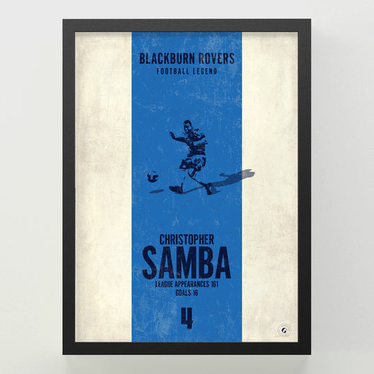 Christopher Samba Poster - Blackburn Rovers