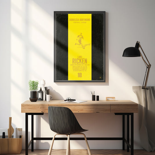 Lars Ricken Borussia Dortmund Heritage Stripes Print