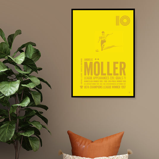 Andreas Moller Poster - Borussia Dortmund